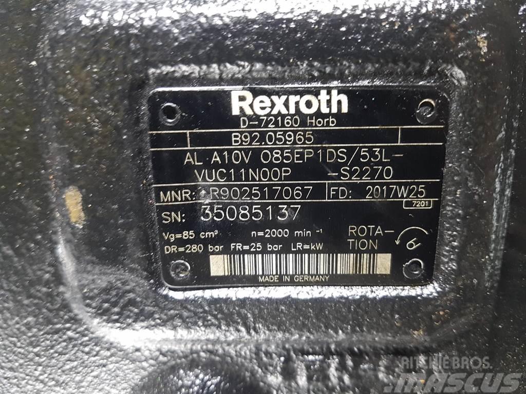 Rexroth ALA10VO85EP1DS/53L - Load sensing pump Hydraulics
