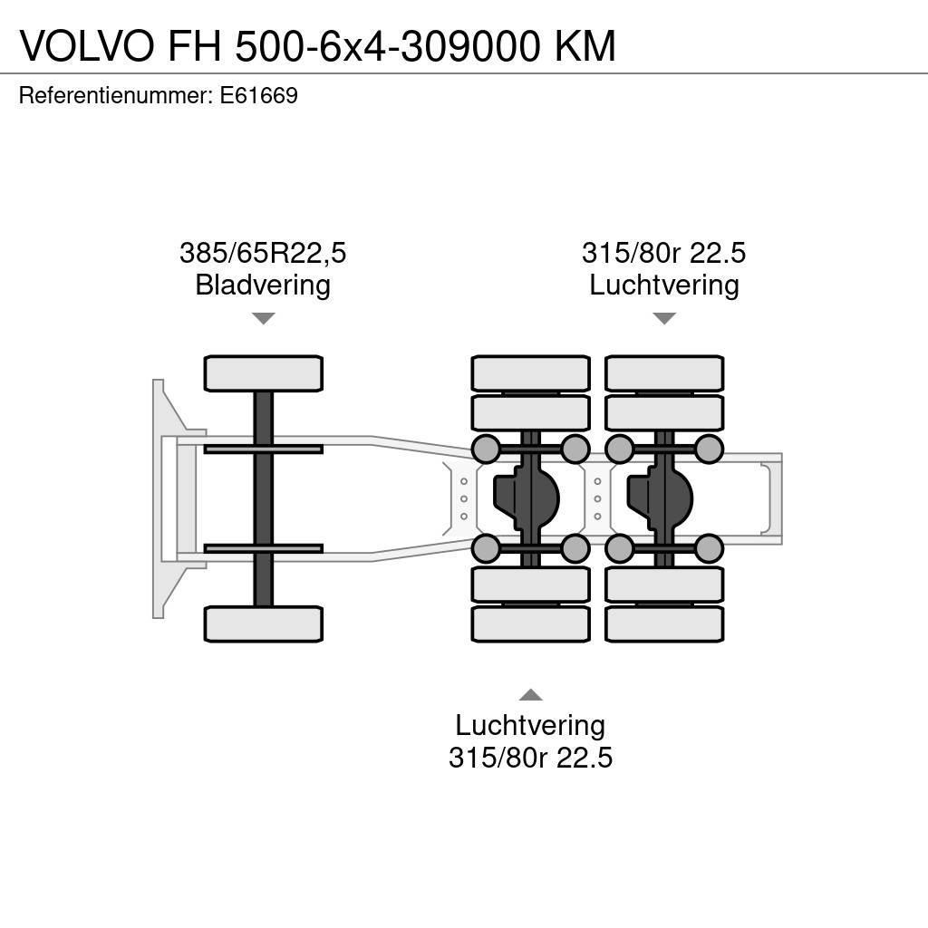 Volvo FH 500-6x4-309000 KM Dragbilar