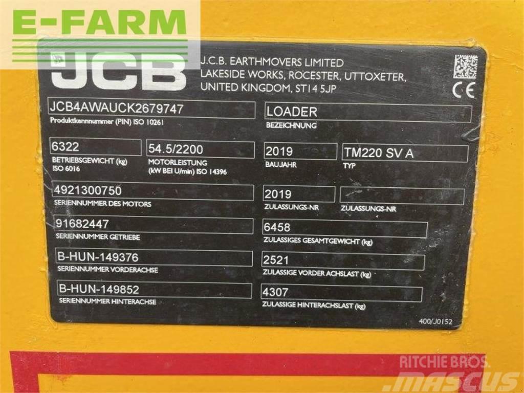 JCB tm 220 agri Redskapsbärare för lantbruk
