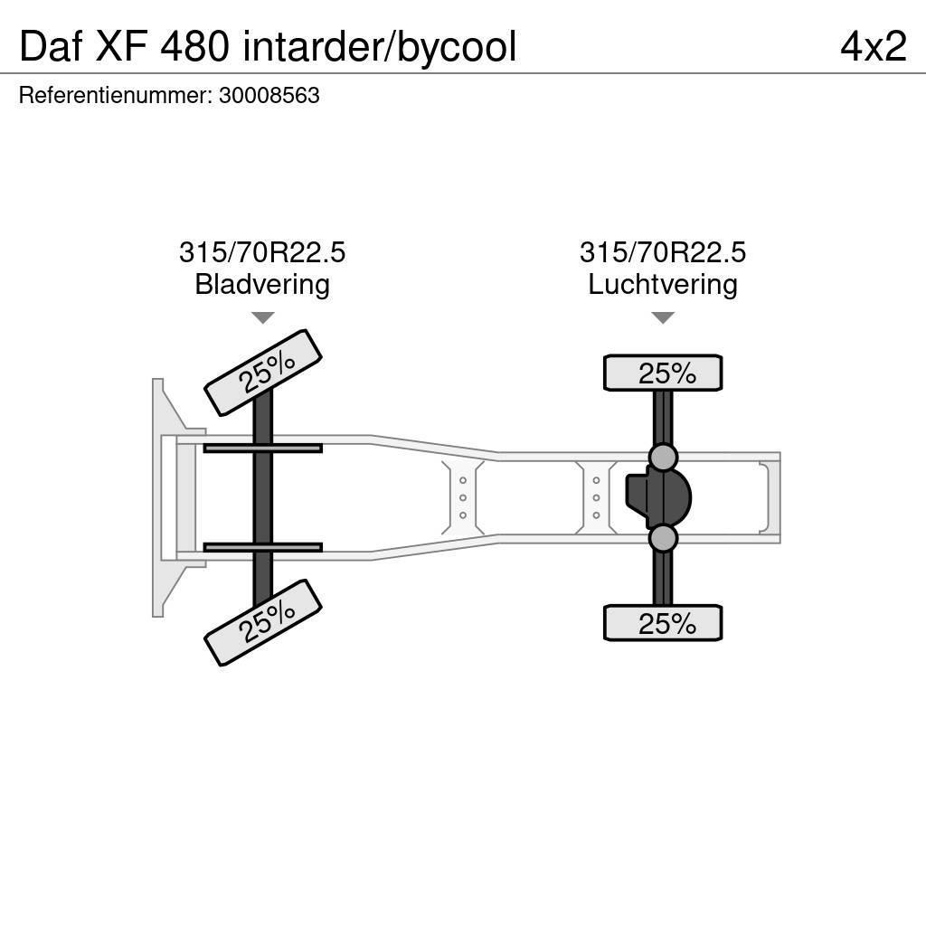 DAF XF 480 intarder/bycool Dragbilar