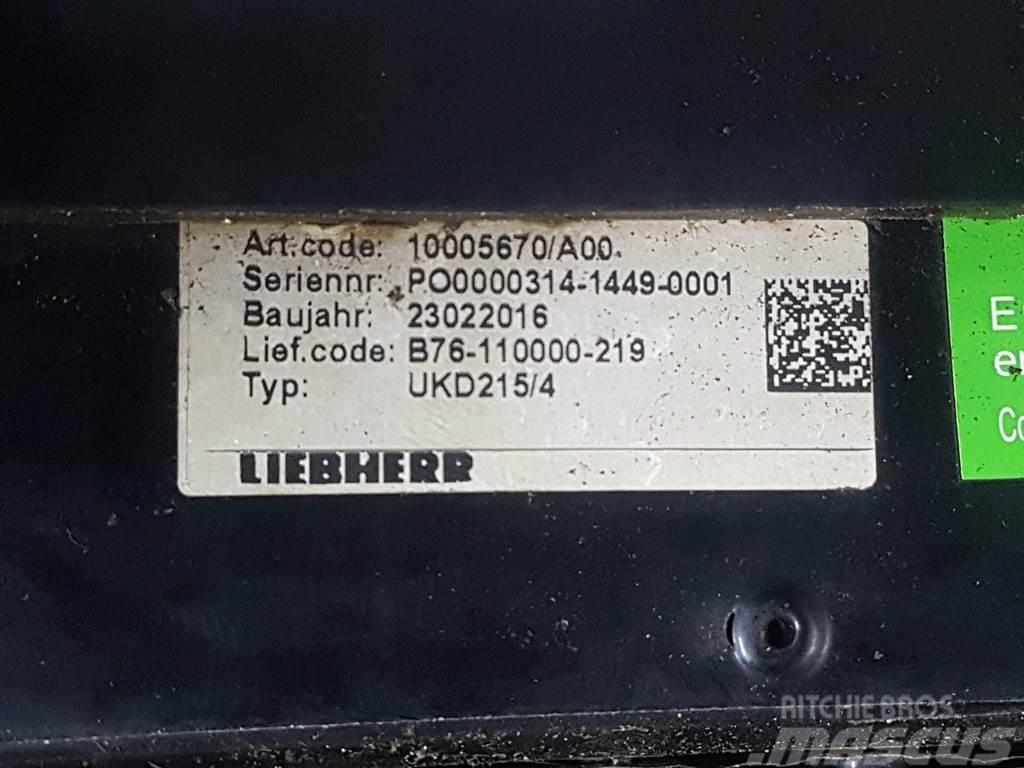 Liebherr A934C-10005670-UKD215/4-Airco condenser/Koeler Chassi och upphängning