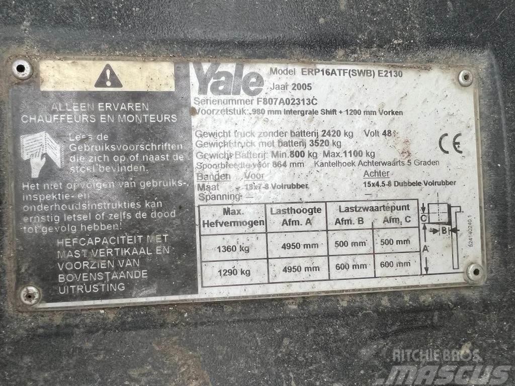 Yale ERP 16 Electric forklift trucks