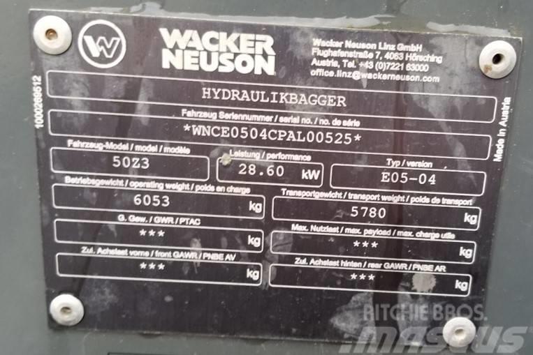 Wacker Neuson 50Z3 Bandgrävare