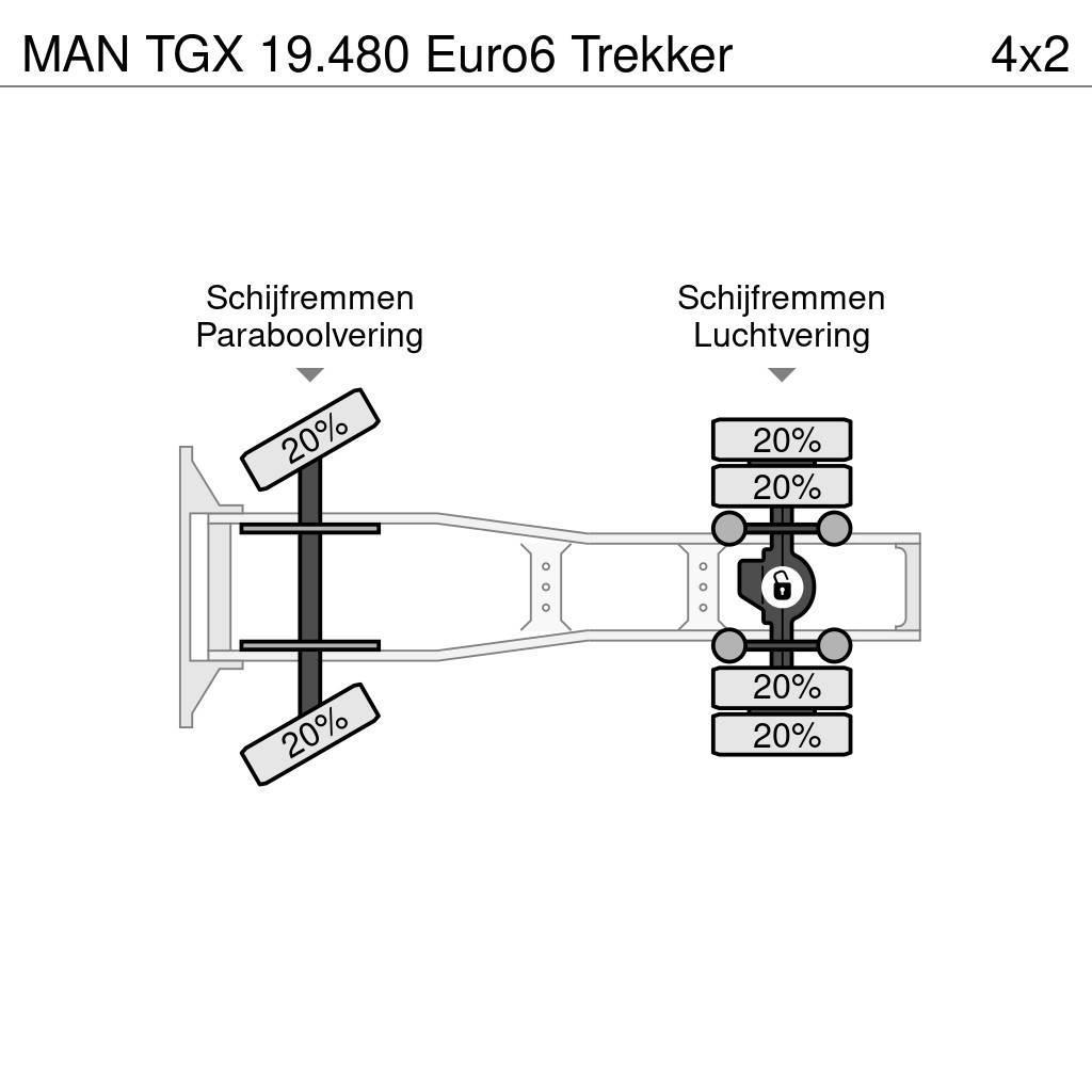 MAN TGX 19.480 Euro6 Trekker Dragbilar