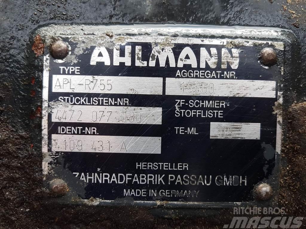 Ahlmann AZ14-ZF APL-R755-4472077080/4109431A-Axle/Achse/As Hjulaxlar