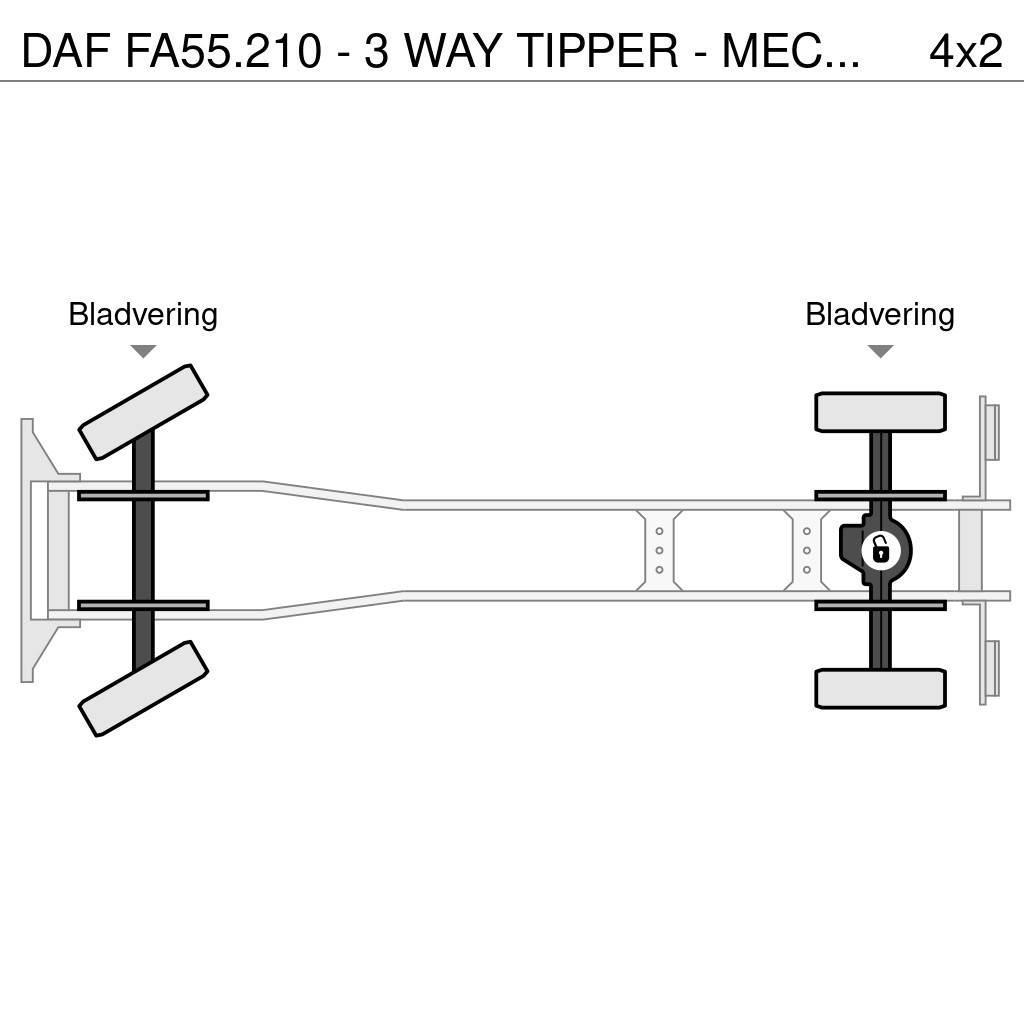 DAF FA55.210 - 3 WAY TIPPER - MECHANICAL INJECTION Tippbilar