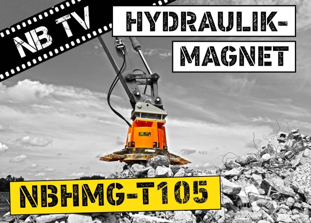 Hydraulikmagnet NBHMG T105 | Baggermagnet | 19-23t Bandgrävare
