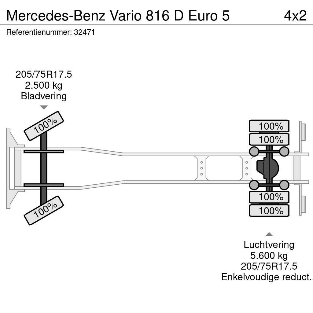 Mercedes-Benz Vario 816 D Euro 5 Sopbilar