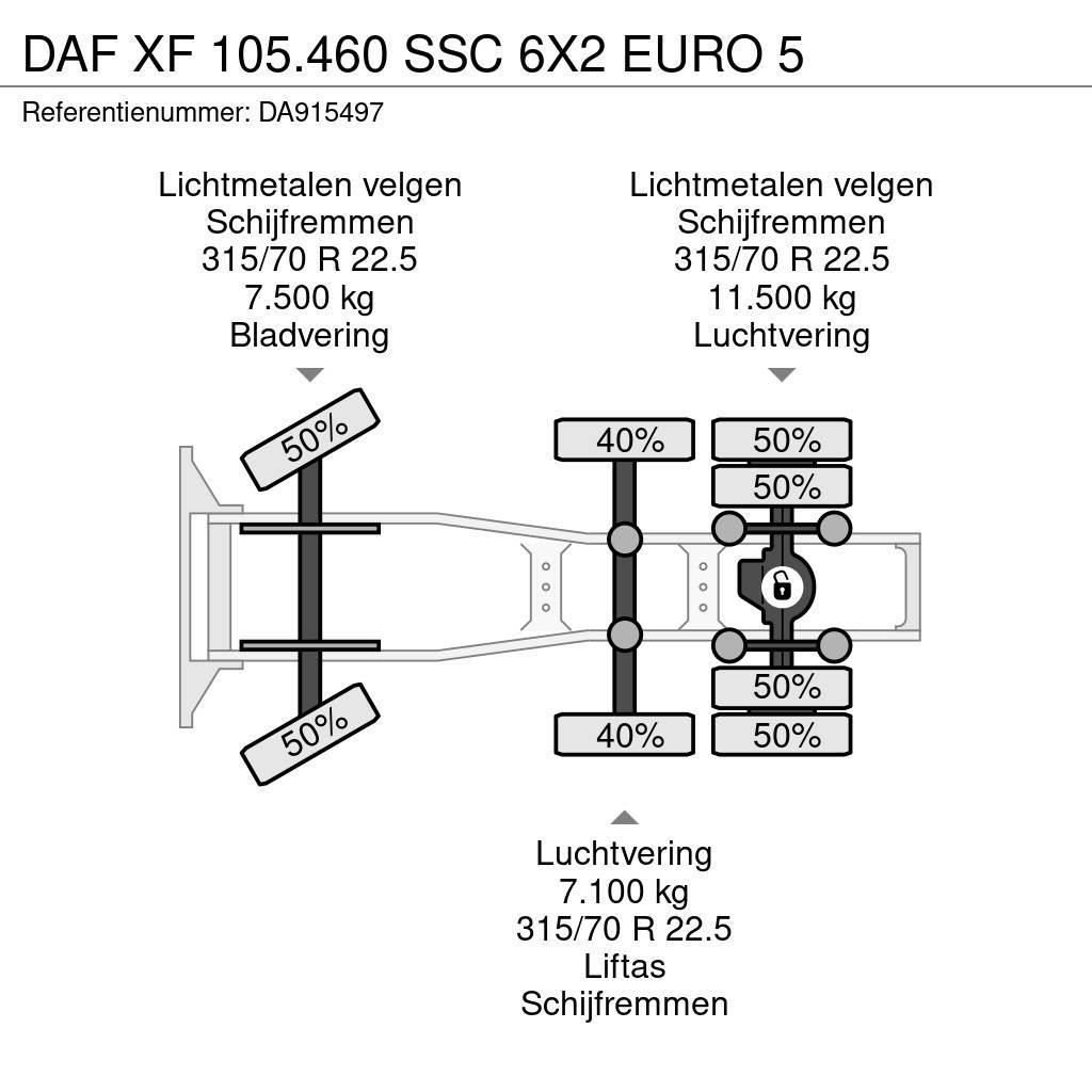 DAF XF 105.460 SSC 6X2 EURO 5 Dragbilar
