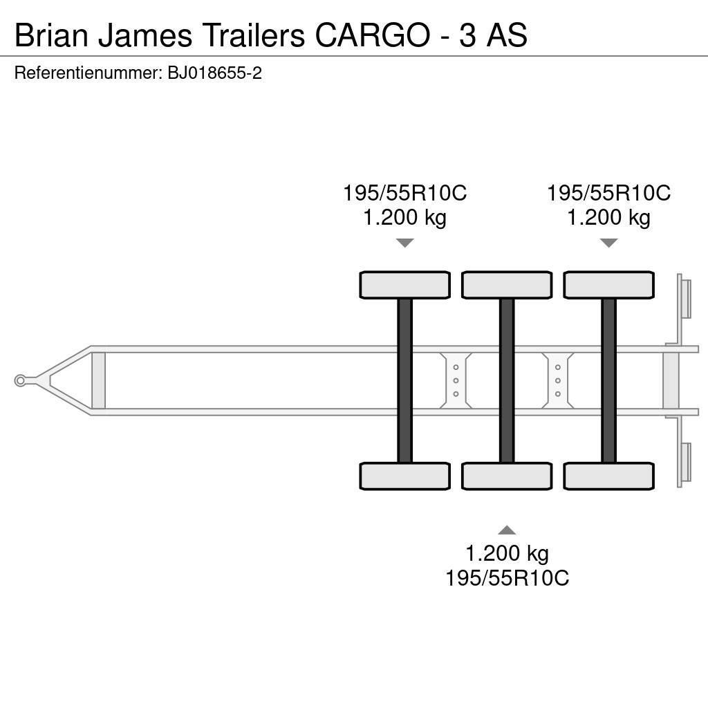 Brian James Trailers CARGO - 3 AS Biltransportsläp