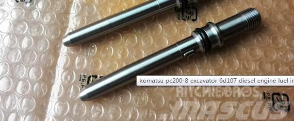 Komatsu pc200-8 excavator 6d107 diesel engine fuel Övrigt