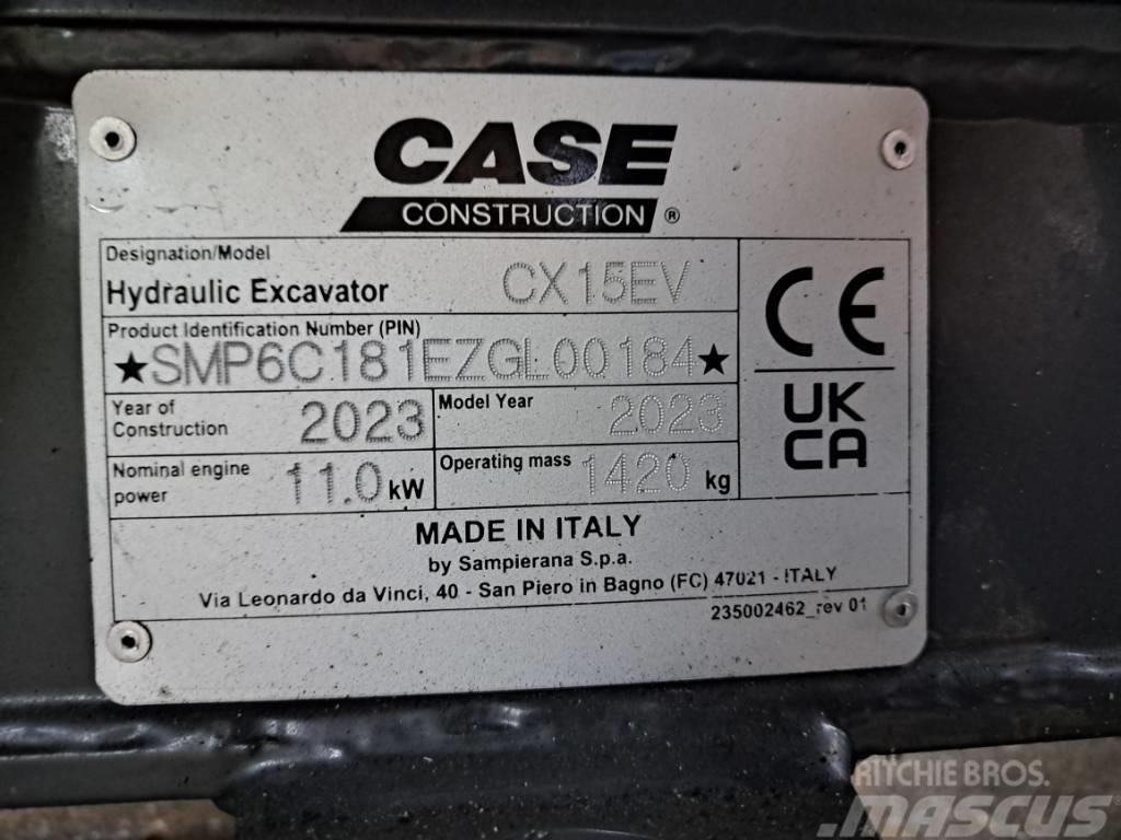 CASE CX15EV Minigrävare < 7t
