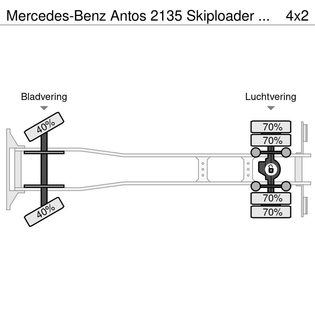 Mercedes-Benz Antos 2135 Skiploader hyvalift with remote control Liftdumperbilar