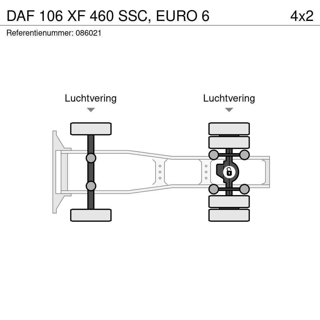 DAF 106 XF 460 SSC, EURO 6 Dragbilar