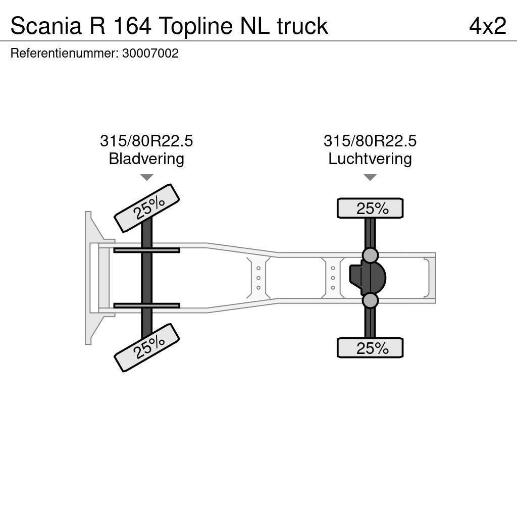 Scania R 164 Topline NL truck Dragbilar