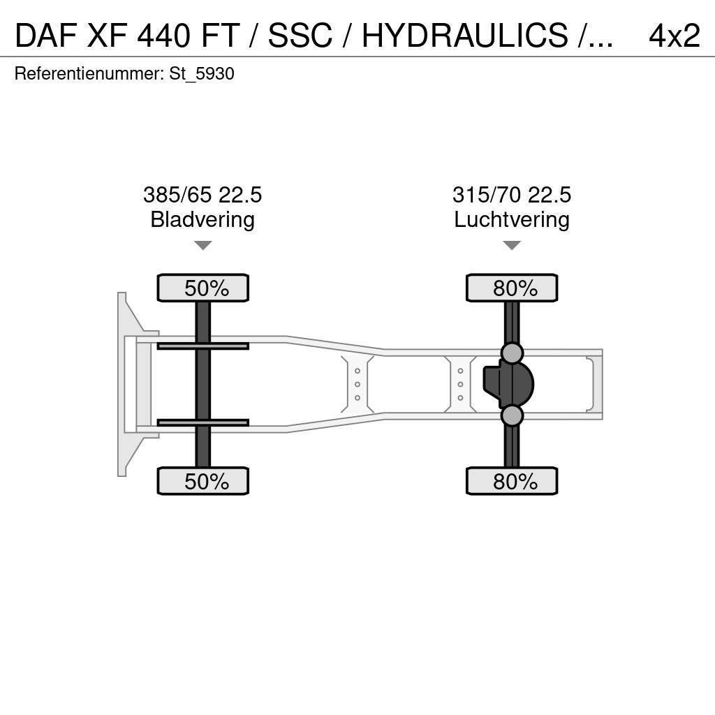 DAF XF 440 FT / SSC / HYDRAULICS / SUPERSPACECAB / NL- Dragbilar