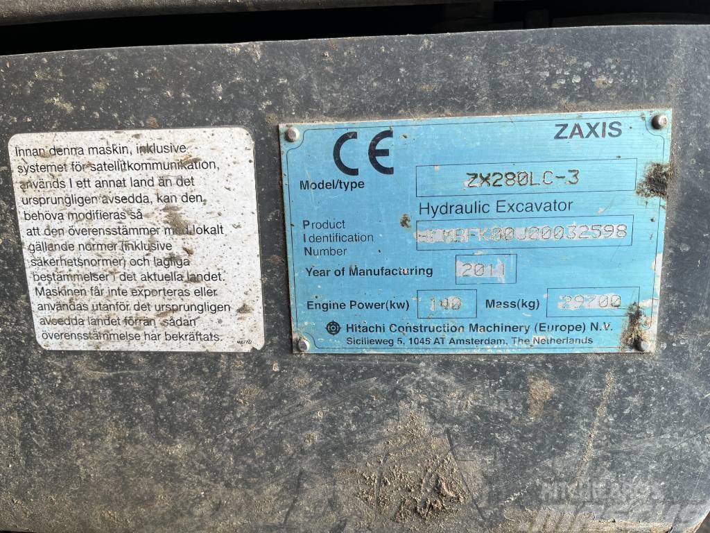 Hitachi ZX 280 LC-3/ Härnösand Bandgrävare