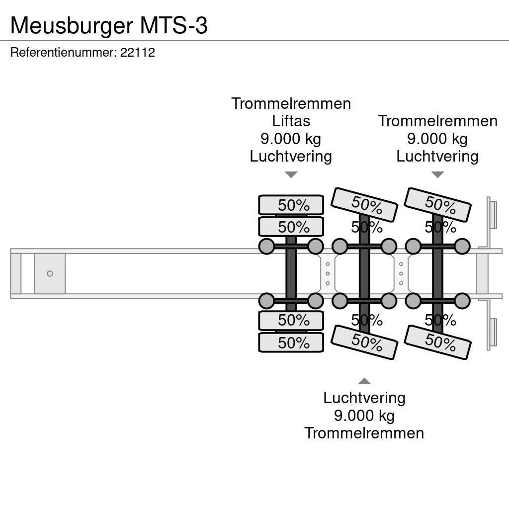 Meusburger MTS-3 Låg lastande semi trailer