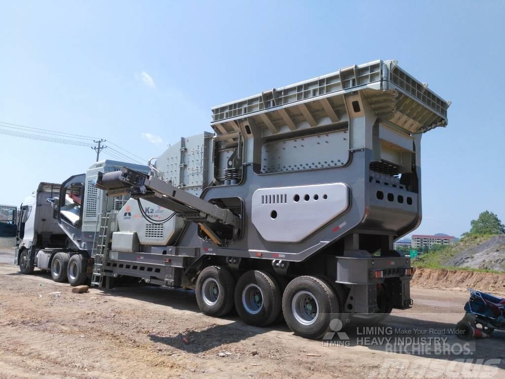 Liming Y3S23G93E46Y55B Portable Mobile Jaw&Cone Crusher Mobila krossar