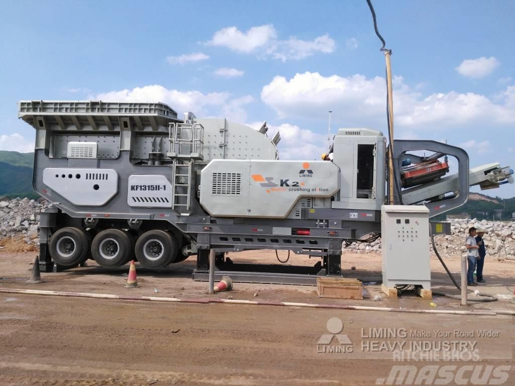 Liming Y3S23G93E46Y55B Portable Mobile Jaw&Cone Crusher Mobila krossar