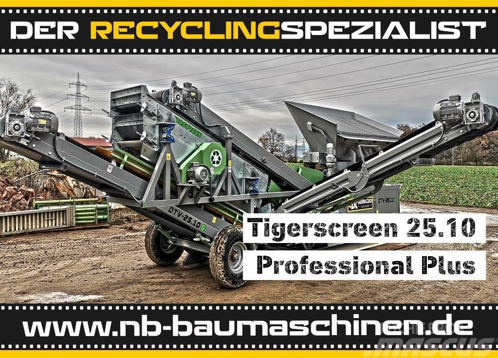  Flachdecksiebanlage Tigerscreen 25.10 Profi-Plus Sorteringsverk