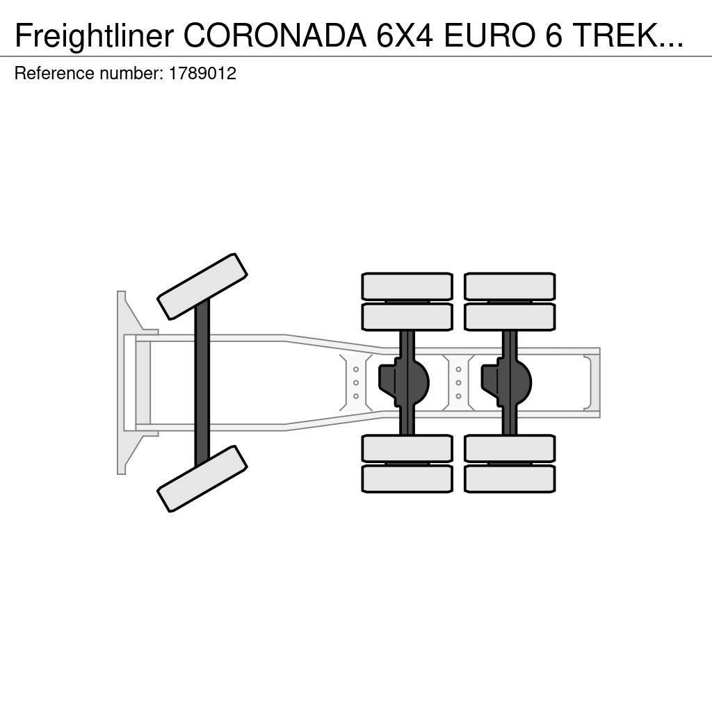 Freightliner CORONADA 6X4 EURO 6 TREKKER/TRACTOR/SATTELZUGMASCH Dragbilar