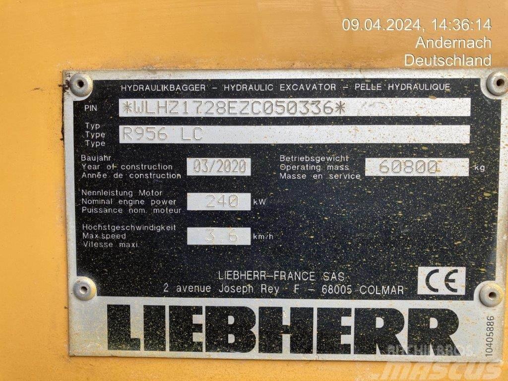 Liebherr R956 LC Bandgrävare