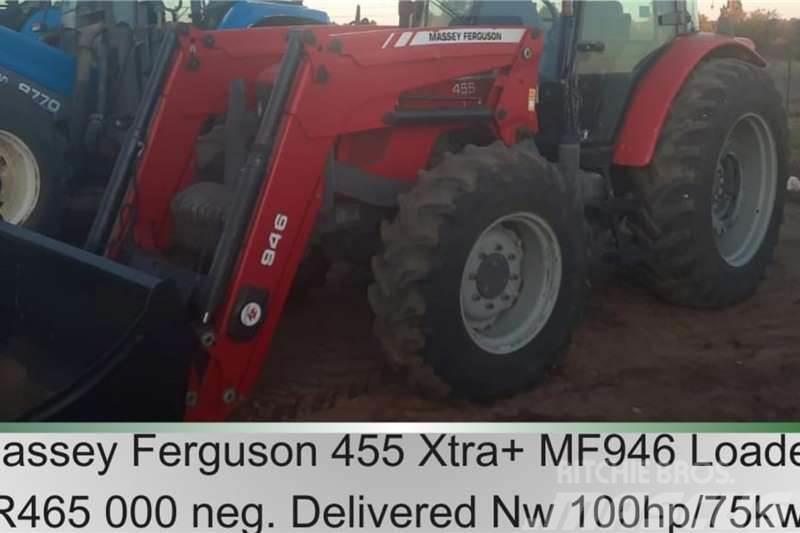 Massey Ferguson 455 Xtra + MF 946 loader - 100hp / 75kw Traktorer
