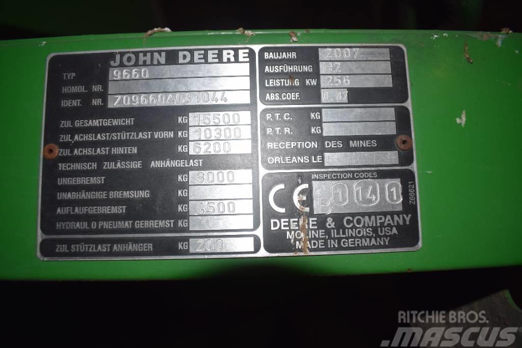 John Deere WTS 9660 i 4WD Skördetröskor