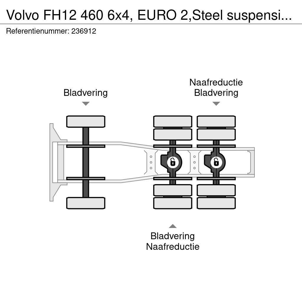 Volvo FH12 460 6x4, EURO 2,Steel suspension, Manual, Hyd Dragbilar