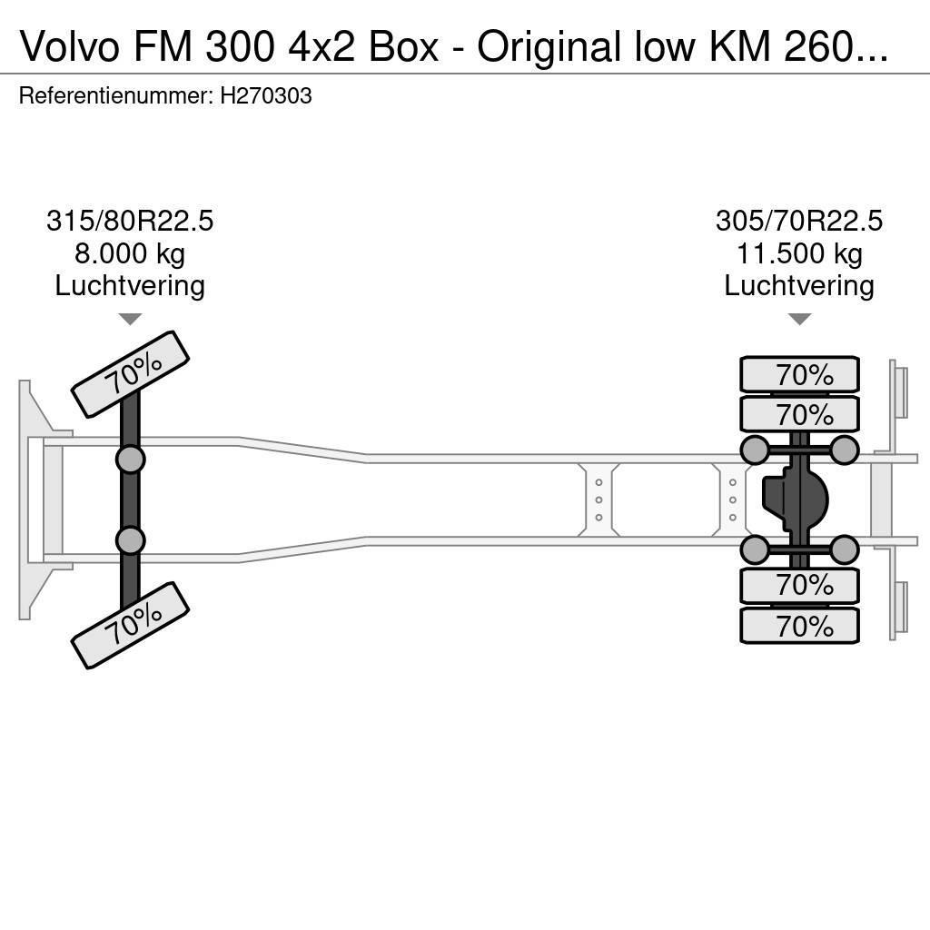 Volvo FM 300 4x2 Box - Original low KM 260Tkm - Loadlift Skåpbilar