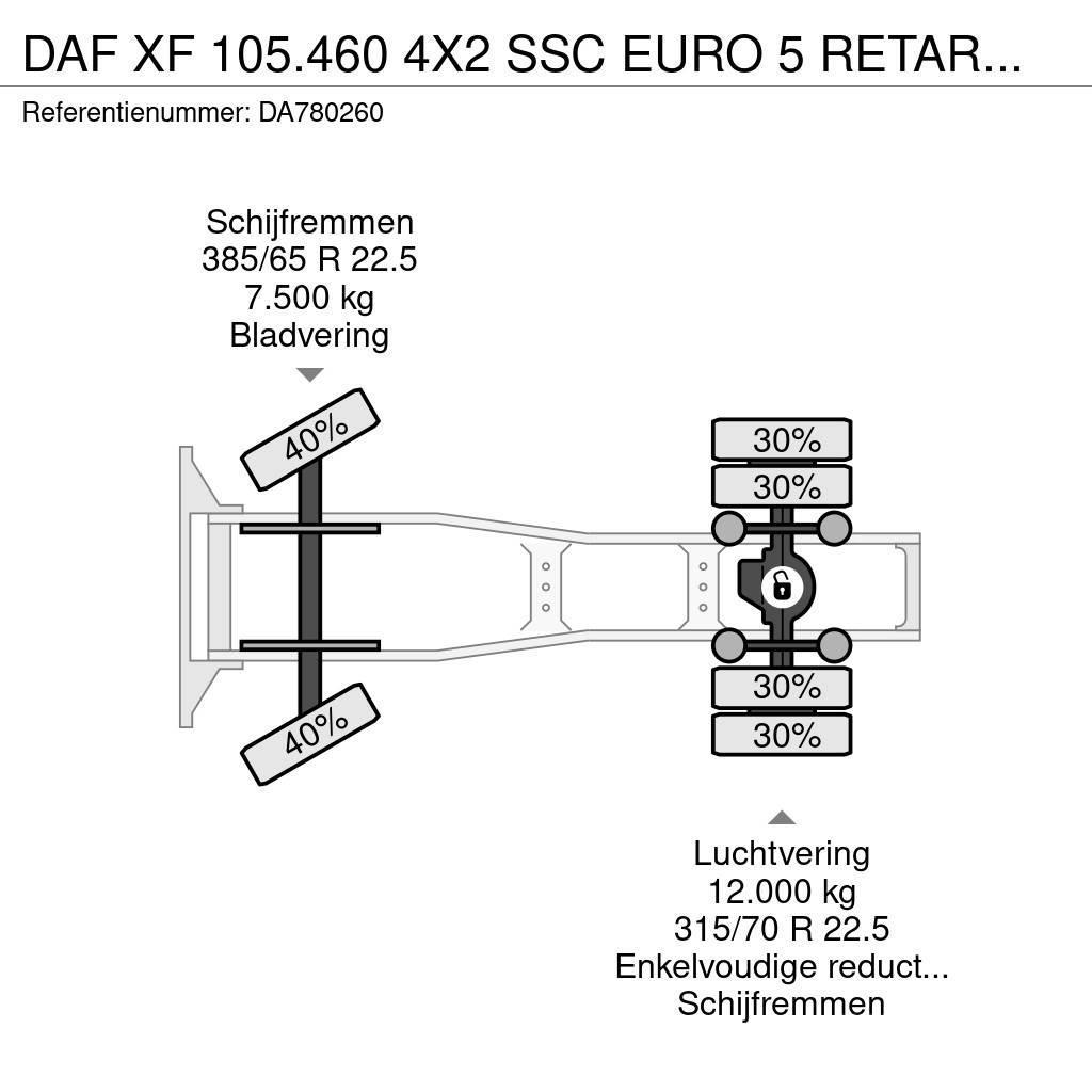 DAF XF 105.460 4X2 SSC EURO 5 RETARDER + MANUAL TRANSM Dragbilar