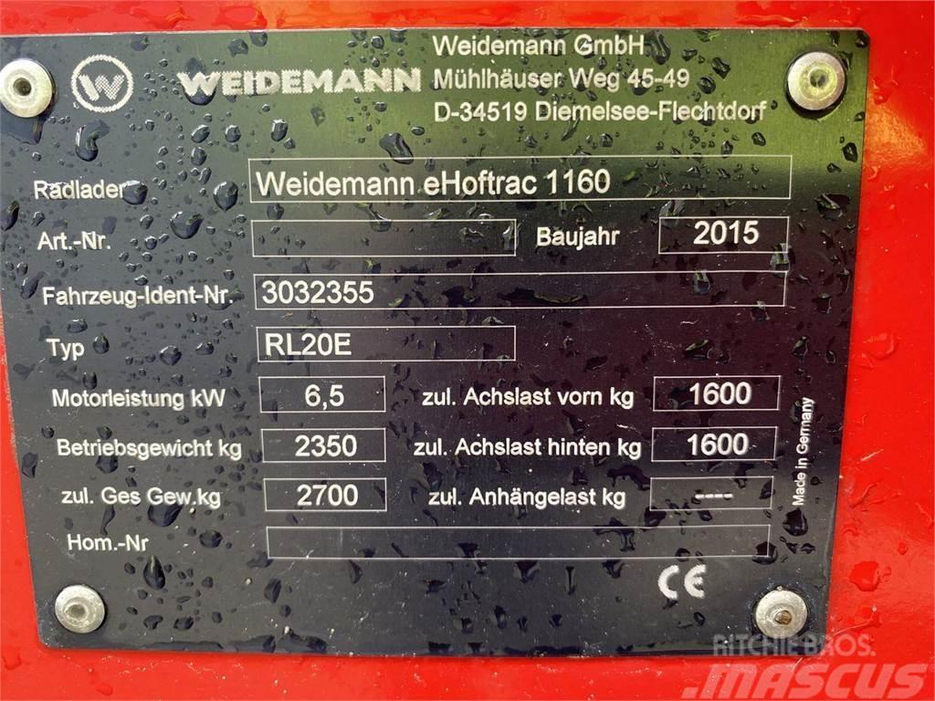 Weidemann 1160 EHOFTRAC Kompaktlastare