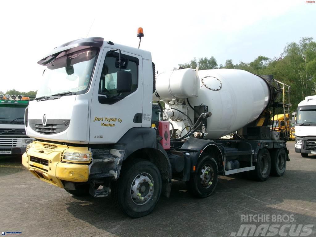 Renault Kerax 370.32 8X4 concrete mixer 9 m3 Cementbil