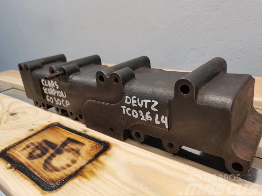 Deutz TCD 3,6 L4 {04126315R}  intake manifold Motorer
