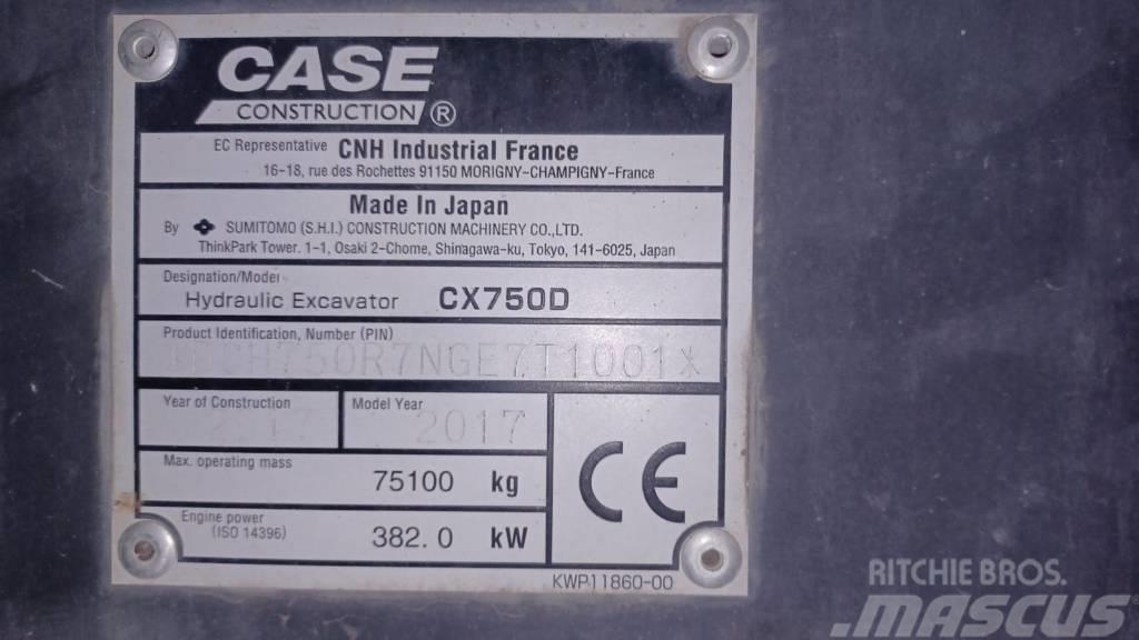 CASE CX 750 D Bandgrävare
