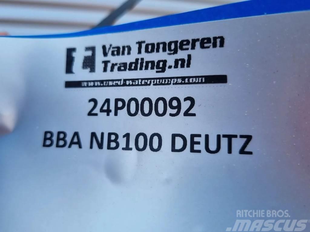 BBA NB100 + DEUTZ F2L 1011F Vattenpumpar