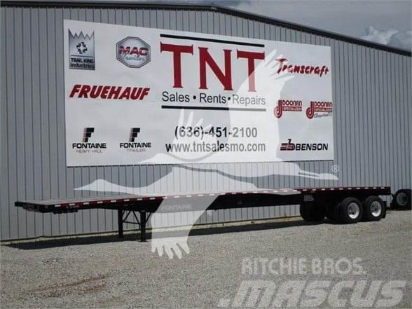 Fontaine all steel Apitong wood floor 48 x 102 flatbed with Flaktrailer