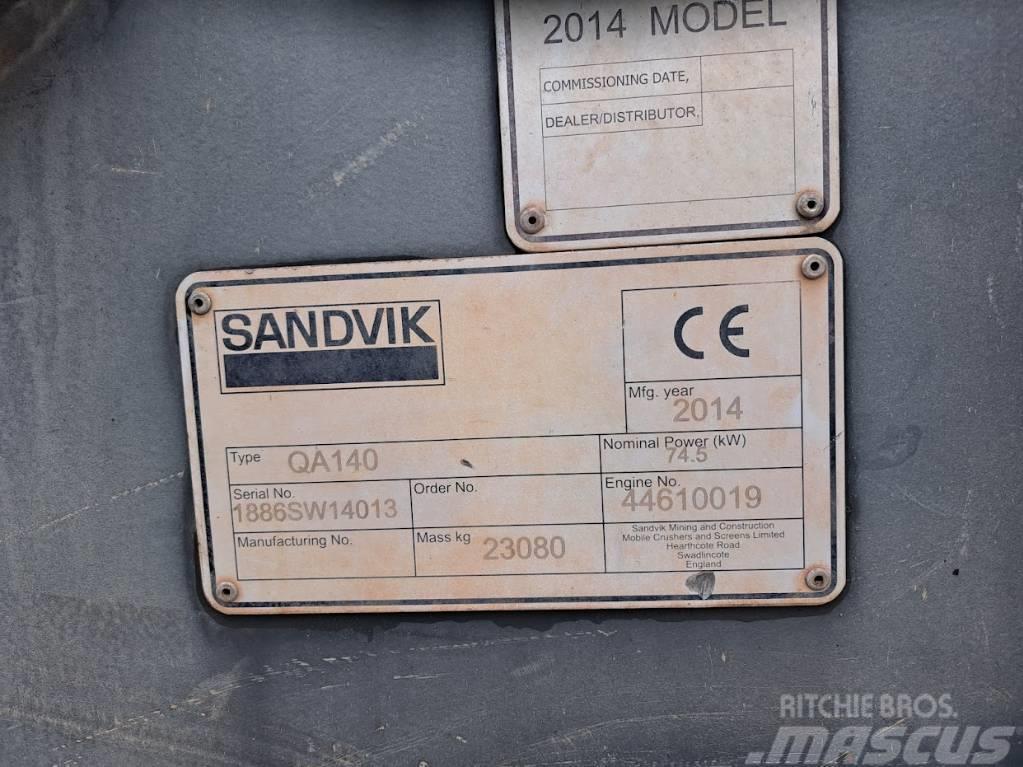 Sandvik QA 140 Mobile screeners