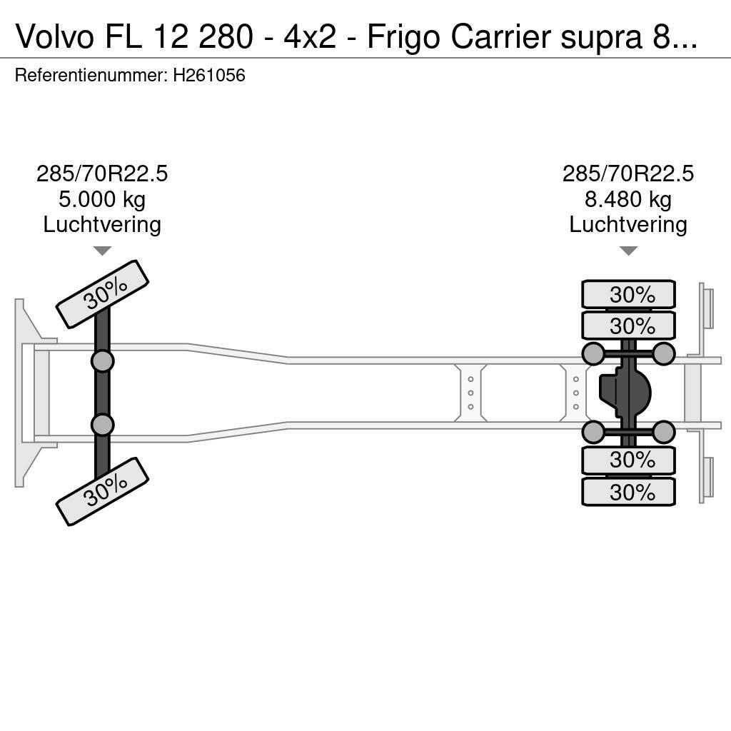 Volvo FL 12 280 - 4x2 - Frigo Carrier supra 850 MT - Zep Skåpbilar Kyl/Frys/Värme
