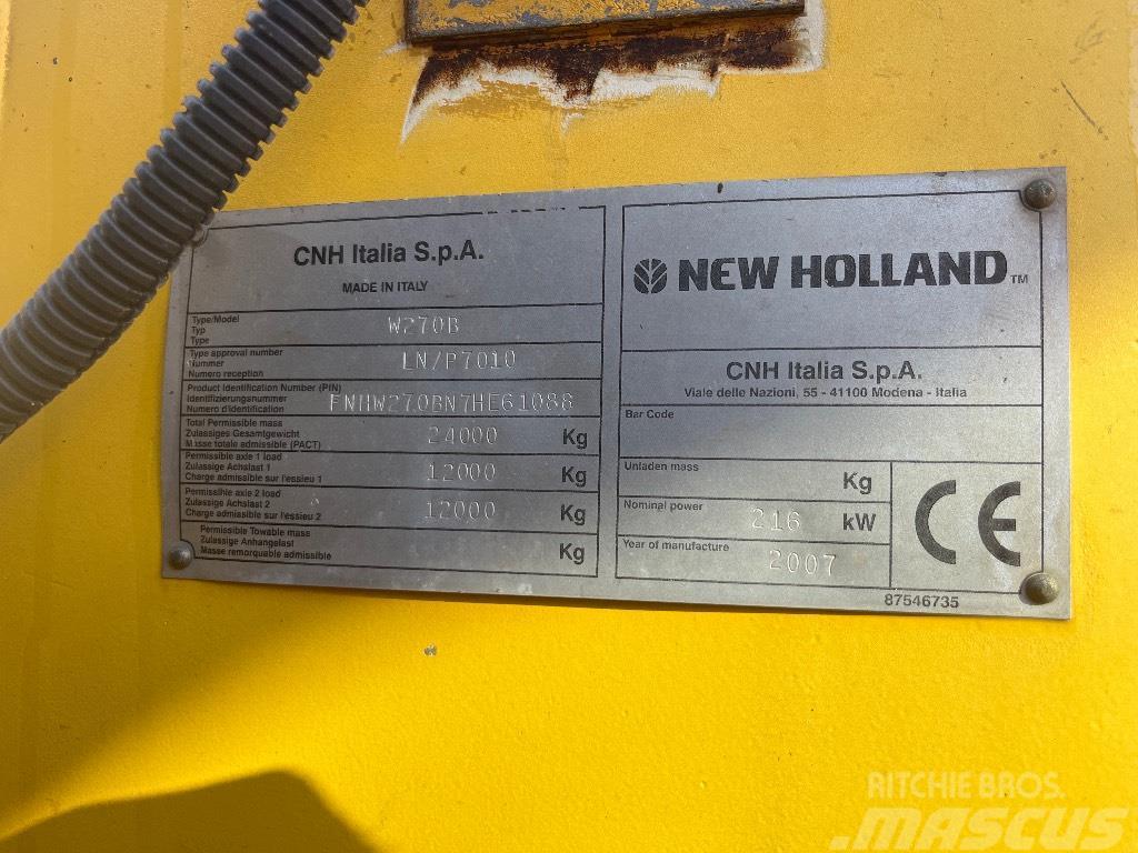New Holland W 270 B Hjullastare