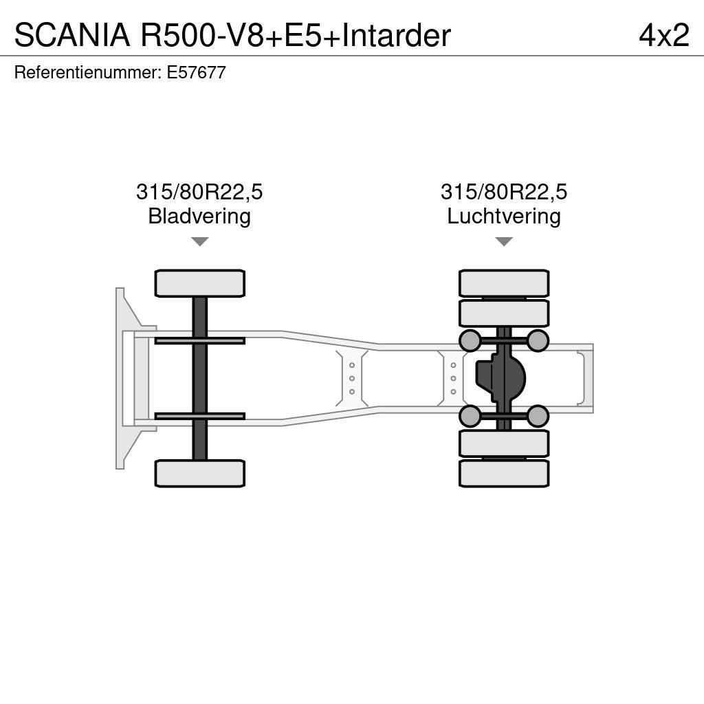 Scania R500-V8+E5+Intarder Dragbilar