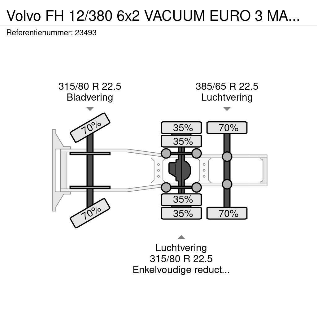 Volvo FH 12/380 6x2 VACUUM EURO 3 MANUAL GEARBOX 758.100 Dragbilar