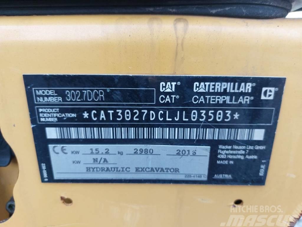 CAT 302.7 D CR Minigrävare < 7t