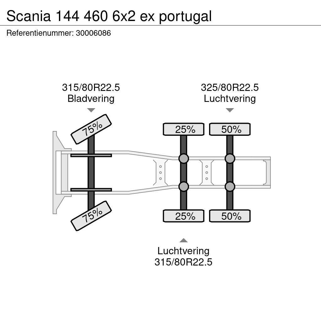 Scania 144 460 6x2 ex portugal Dragbilar