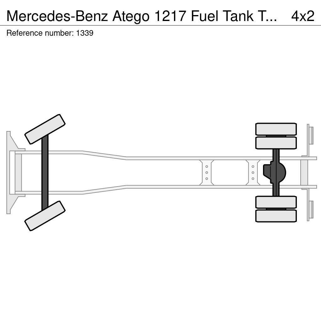 Mercedes-Benz Atego 1217 Fuel Tank Truck 9.000 Liters Manuel Gea Tankbilar