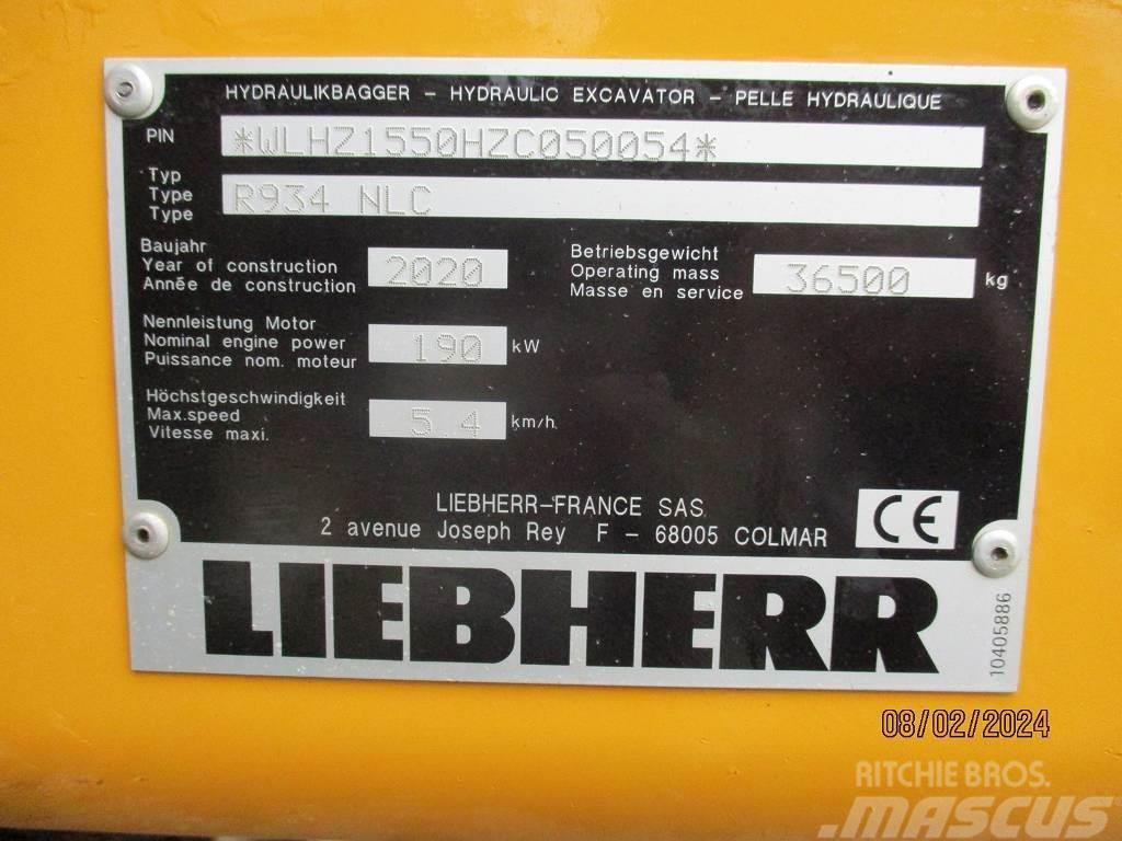 Liebherr R 934 Litronic Bandgrävare