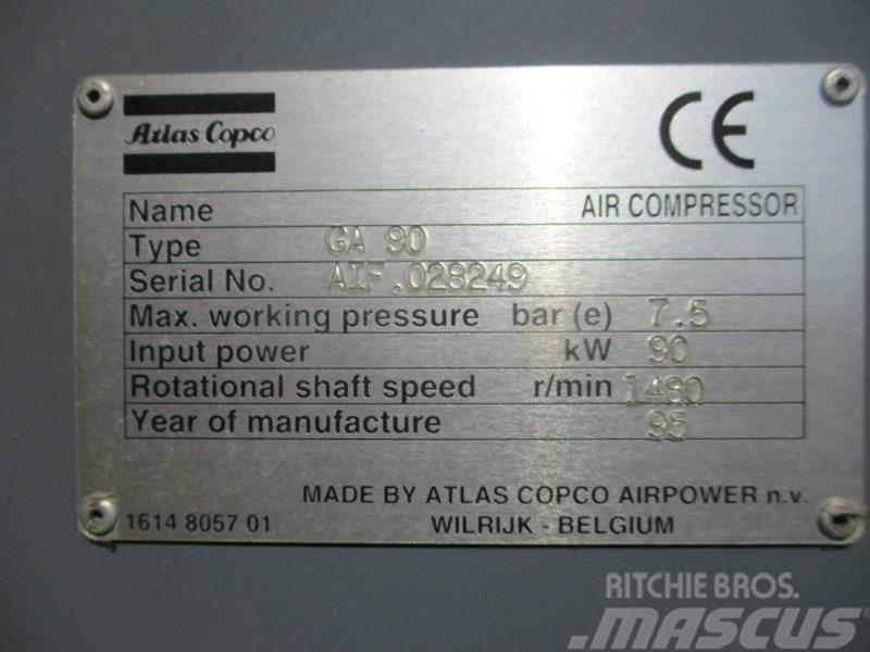 Atlas Copco GA 90 Kompressorer