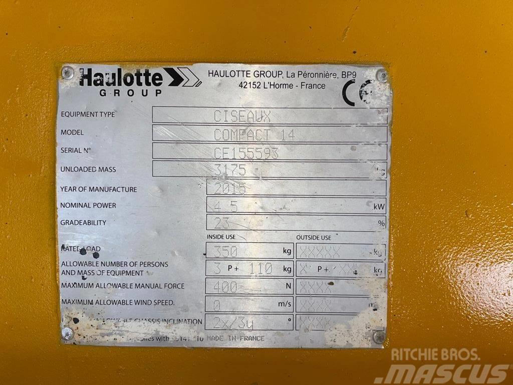 Haulotte Compact 14 Saxliftar