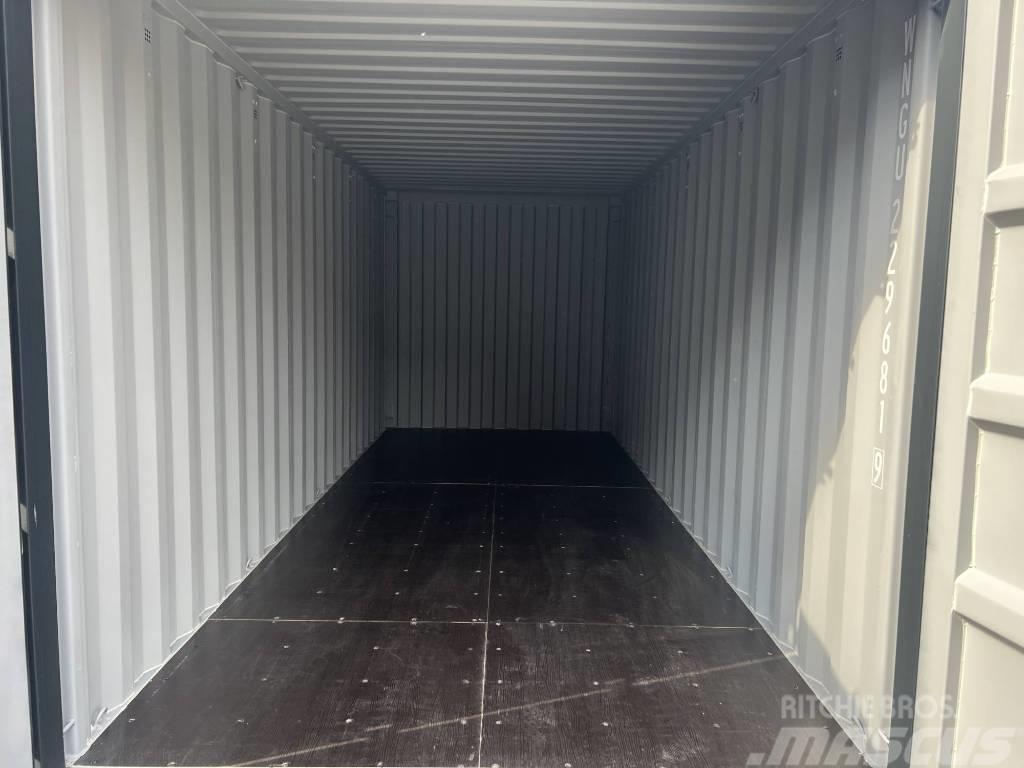  20' DV Lagercontainer ONE WAY Seecontainer/RAL7016 Förrådscontainers
